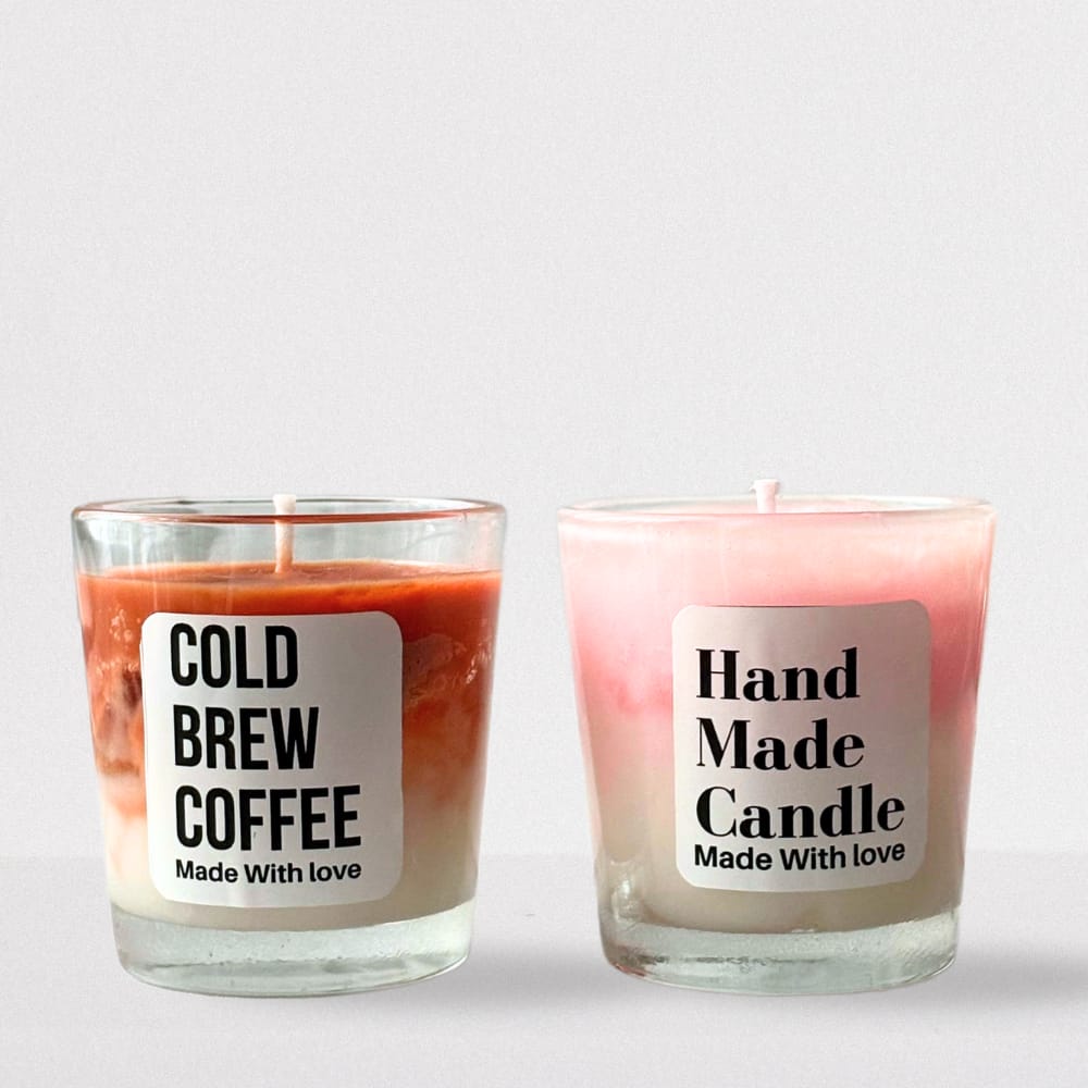 Latte Shot Candle Set – Coffee & Strawberry Edition