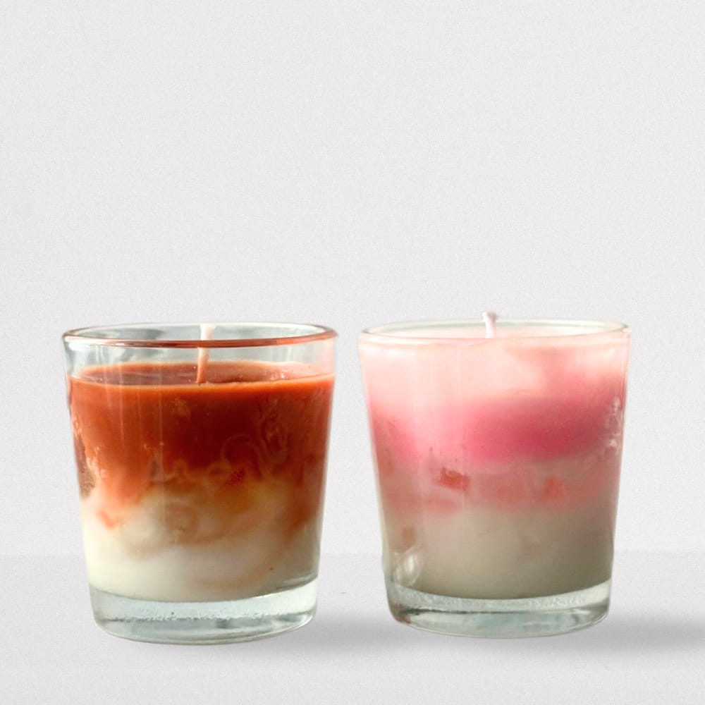 Latte Shot Candle Set – Coffee & Strawberry Edition