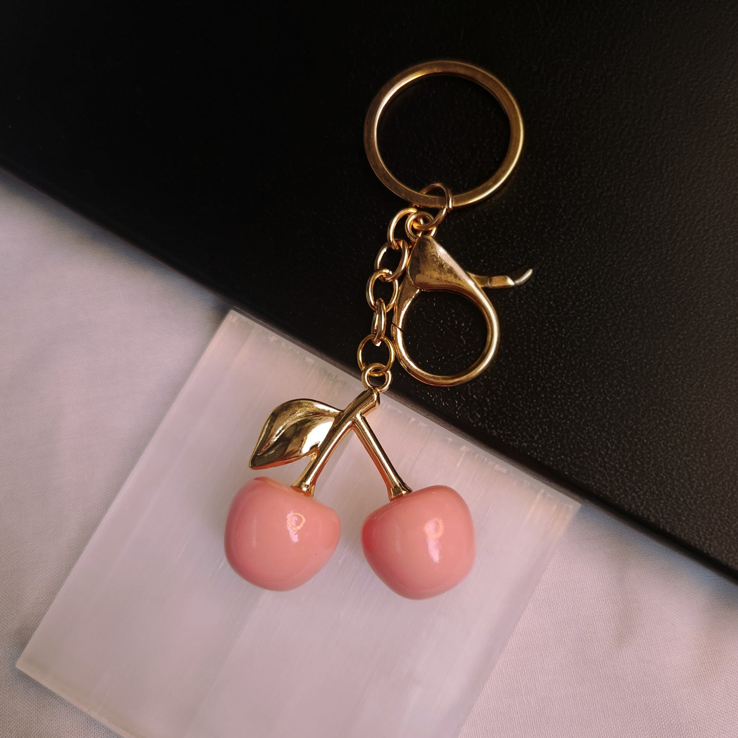 Blush Bloom Bag Charm