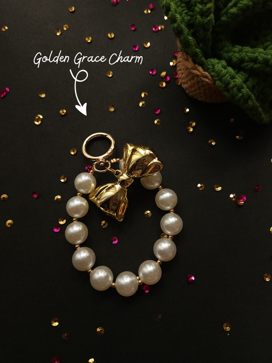 Golden Grace Bag Charm