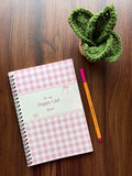 Blush Gingham Notepad